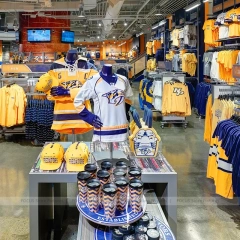 Stadium Team Apparel Cash Wrap Display
