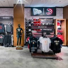 Team Merchandise Cap Wall Display