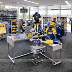 University Team Gridwall Table Display