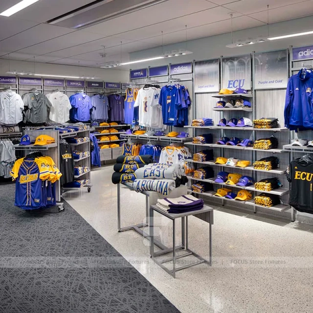 University Team Gridwall Table Display