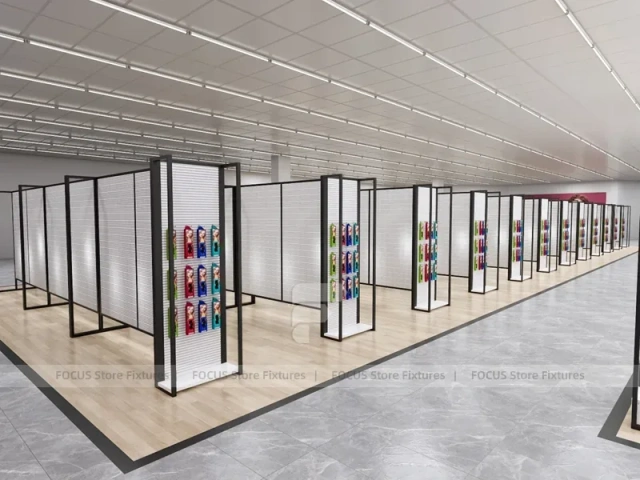 Black Metal Salon Consultation Mirrors with Waiting Counter for Wig Beauty Store
