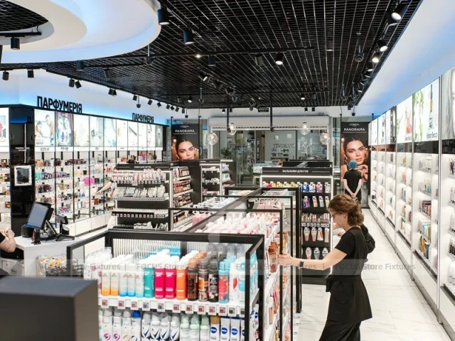 Clinical Skincare Shop with Pharmacy Consultation Counter for Beauty Store
