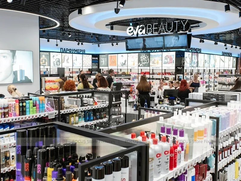 Clinical Skincare Shop with Pharmacy Consultation Counter for Beauty Store
