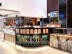 Black Tea Beverage Island Kiosk
