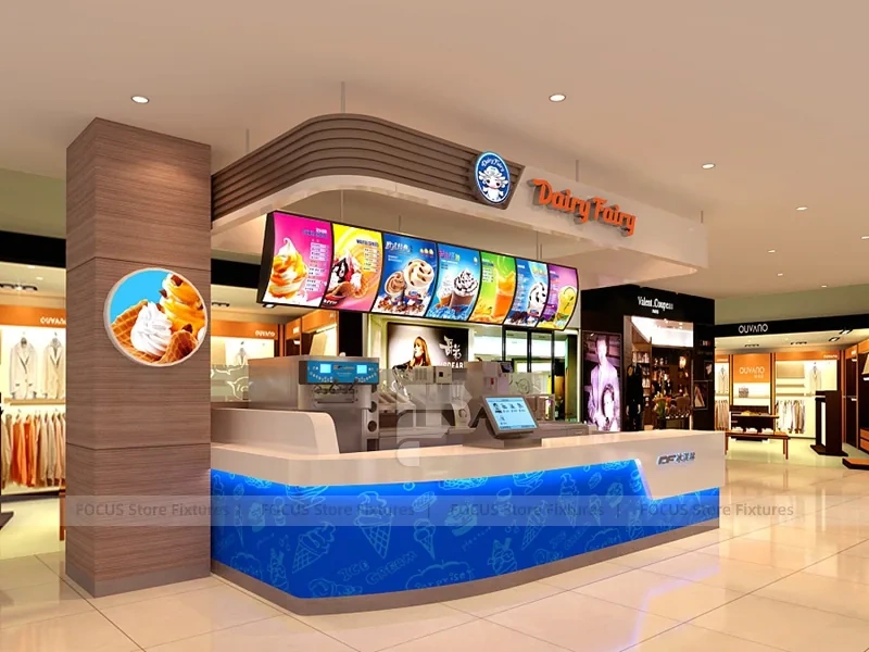 Blue Mall Beverage Ordering Kiosk