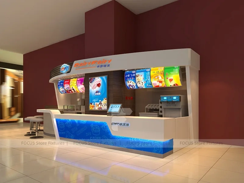 Blue Mall Beverage Ordering Kiosk