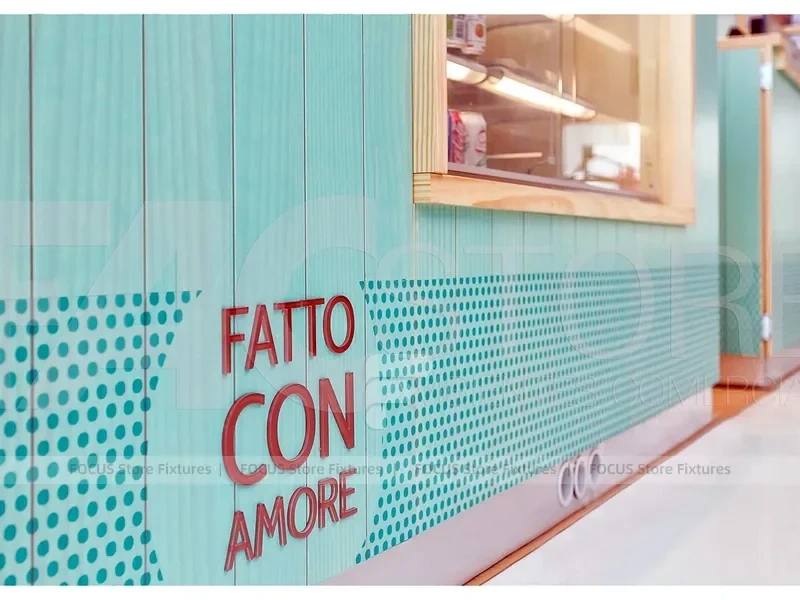 Gelato Juice Beverage Counter