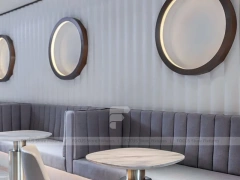 Green Ceiling Beverage Coffee Counter