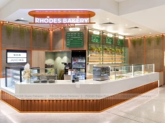 Green Minimal Tea Beverage Counter