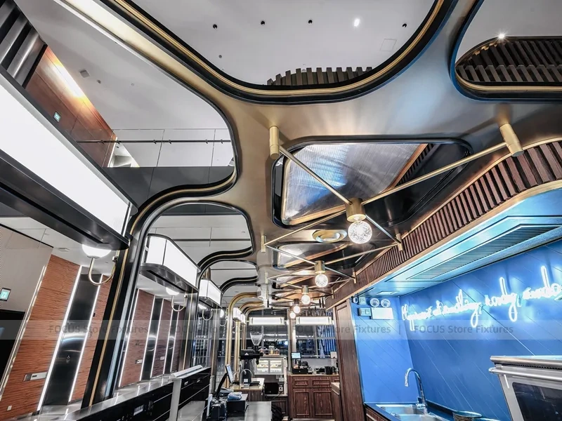 Luxury Tea Beverage Lounge Interior