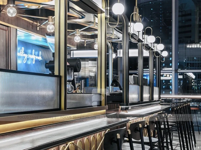 Luxury Tea Beverage Lounge Interior