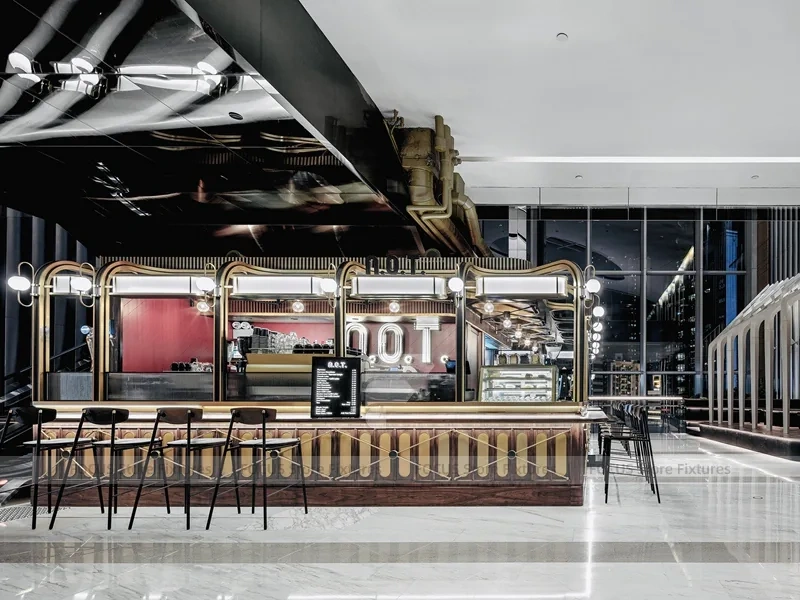 Luxury Tea Beverage Lounge Interior