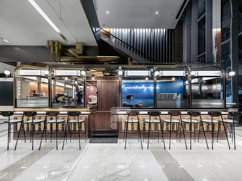 Luxury Tea Beverage Lounge Interior