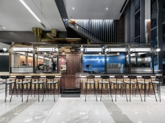 Luxury Tea Beverage Lounge Interior