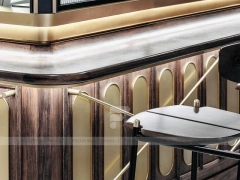 Luxury Tea Beverage Lounge Interior