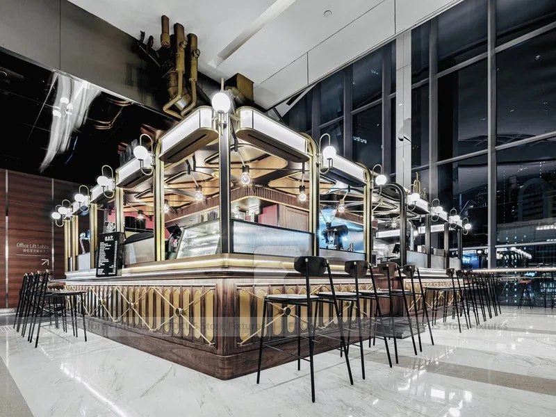 Luxury Tea Beverage Lounge Interior