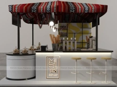 Middle Eastern Style Milk Tea Kiosk Booth