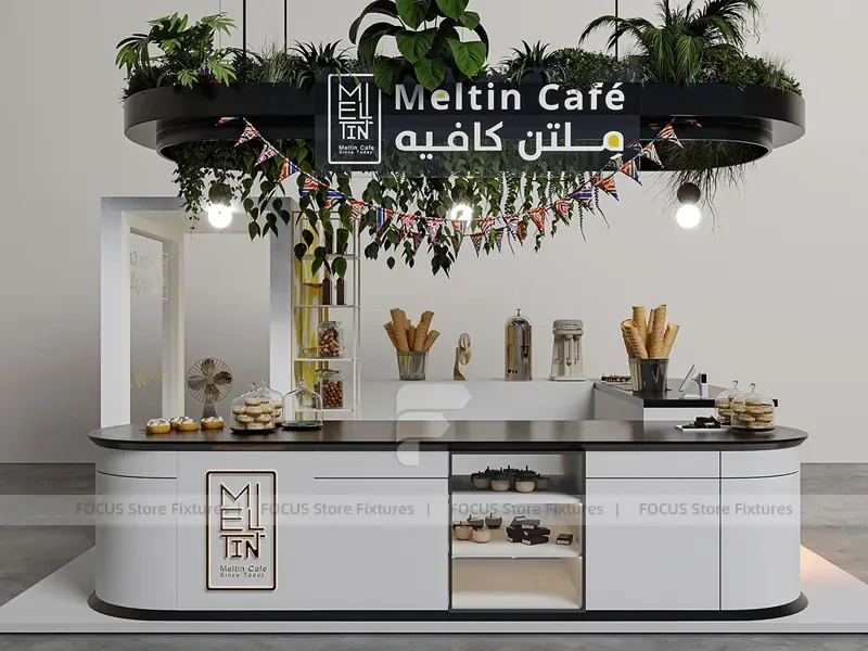 Middle Eastern Style Milk Tea Kiosk Booth
