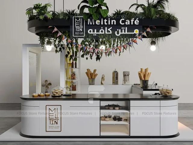 Middle Eastern Style Milk Tea Kiosk Booth
