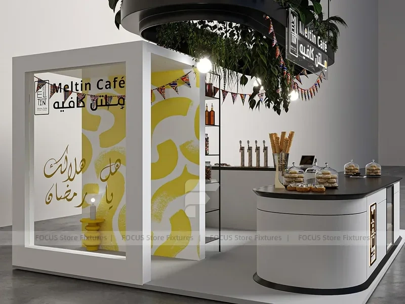 Middle Eastern Style Milk Tea Kiosk Booth
