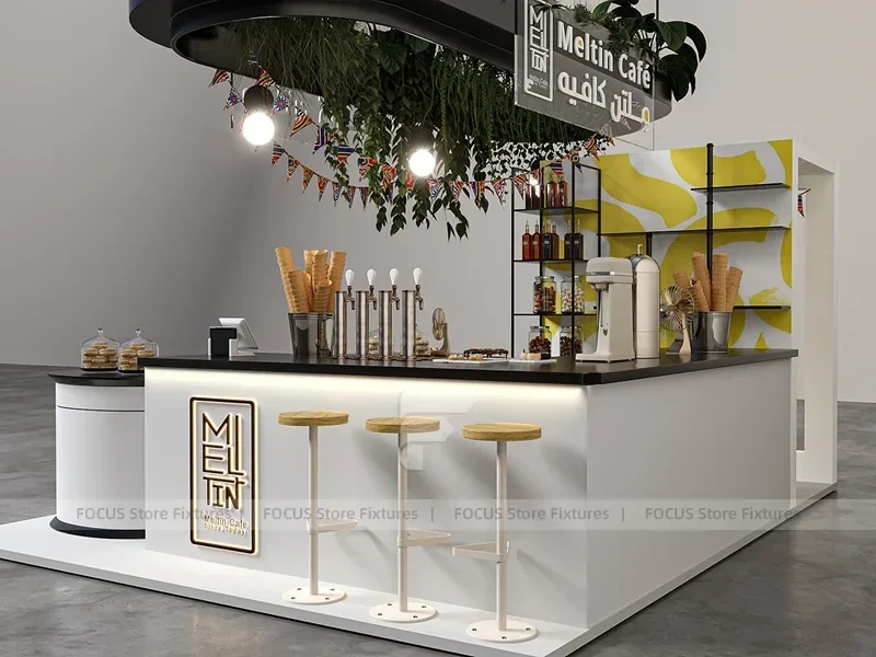 Middle Eastern Style Milk Tea Kiosk Booth