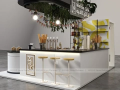 Middle Eastern Style Milk Tea Kiosk Booth