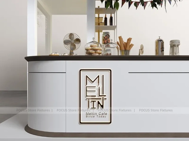 Middle Eastern Style Milk Tea Kiosk Booth