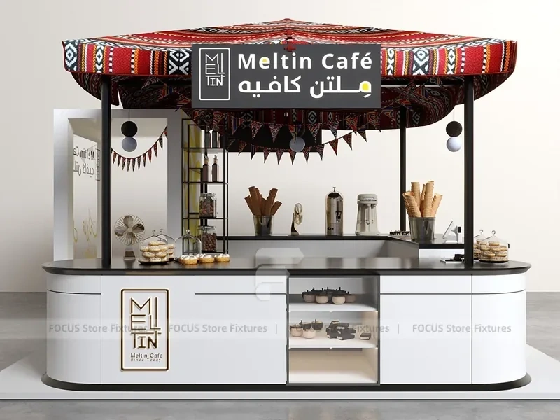Middle Eastern Style Milk Tea Kiosk Booth