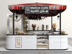 Middle Eastern Style Milk Tea Kiosk Booth