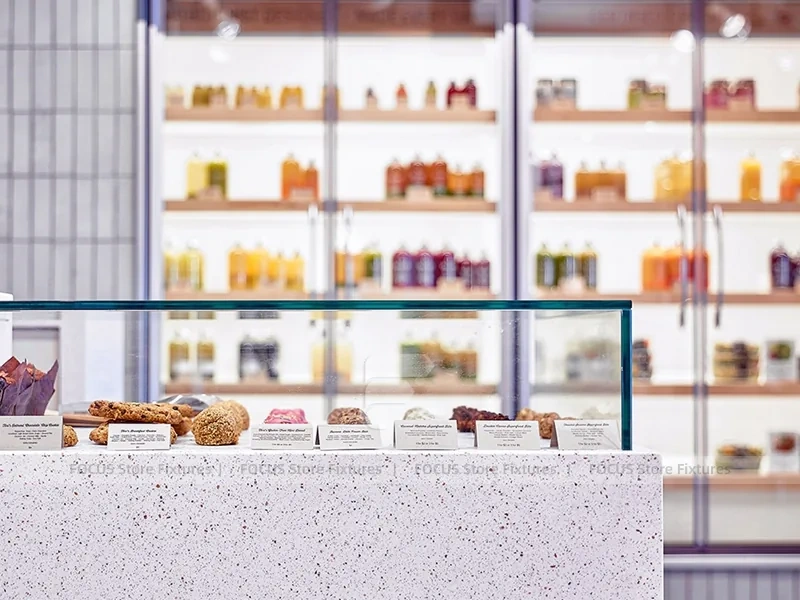 Minimal White Coffee Beverage Counter
