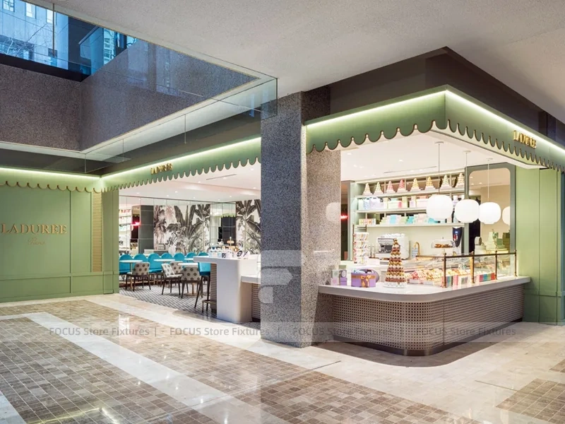 Mint Dessert Beverage Corner Kiosk