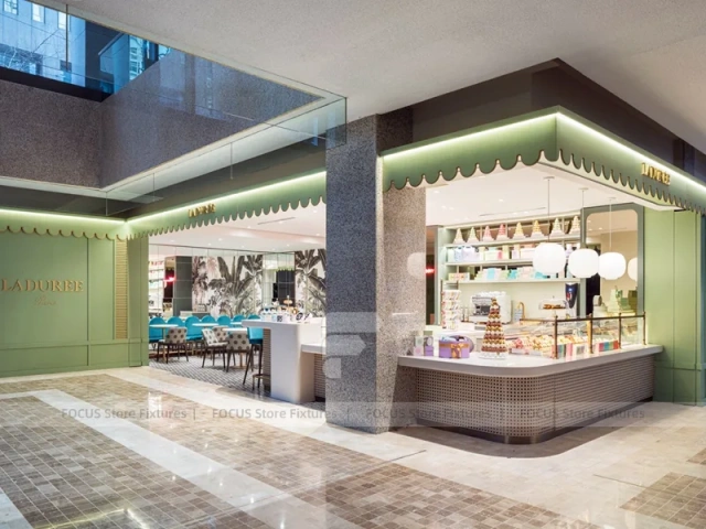 Mint Dessert Beverage Corner Kiosk