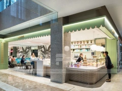 Mint Dessert Beverage Corner Kiosk