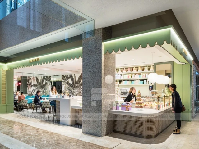 Mint Dessert Beverage Corner Kiosk