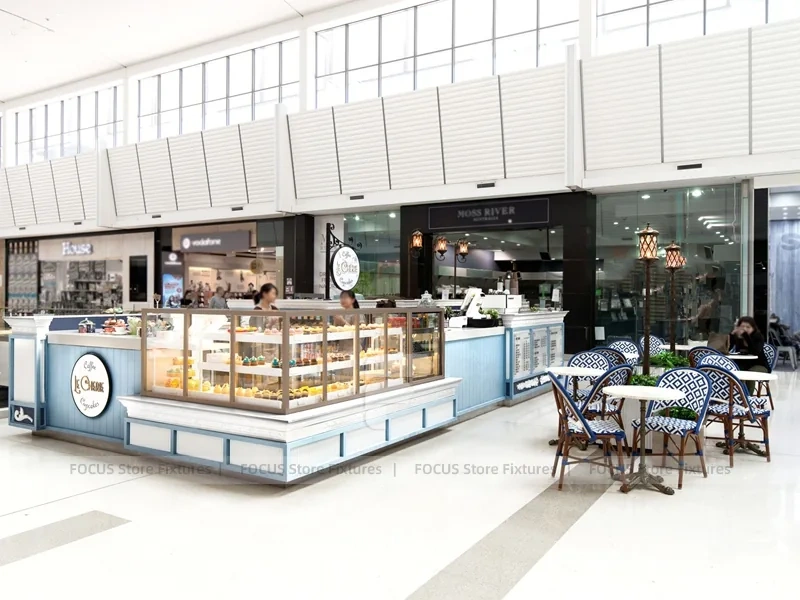 Open Mall Coffee Dessert Kiosk