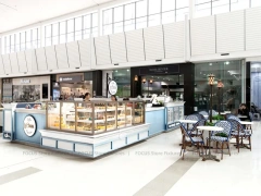 Open Mall Coffee Dessert Kiosk