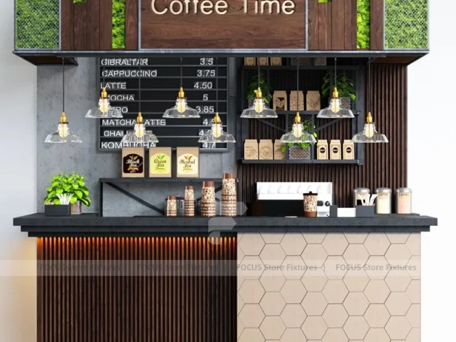 Open Plan Coffee Shop Store Layout