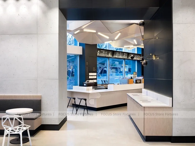 Turquoise Bubble Tea Order Counter