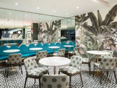 Turquoise Bubble Tea Order Counter