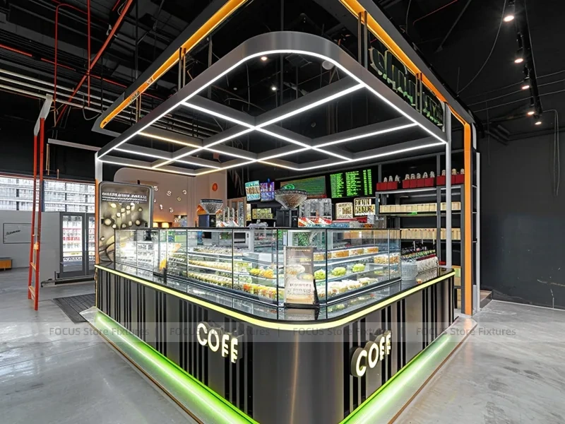 Arch Corner Dessert Beverage Kiosk