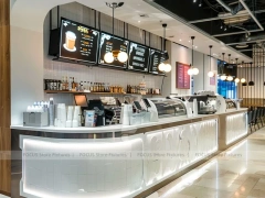 Arch Corner Dessert Beverage Kiosk