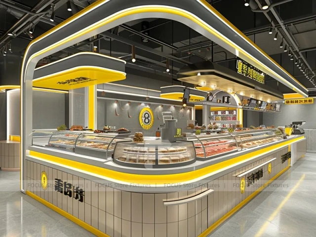 Black Glass Coffee Island Counter
