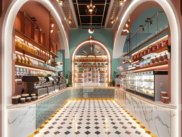Black Gold Bakery Coffee Island Counter