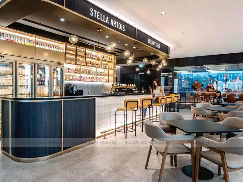 Black Gold Beer And Beverage Bar Counter