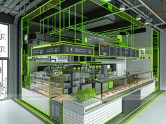 Black Gold Beverage Island Bar Layout