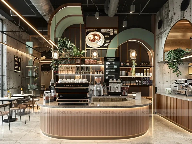 Black Gold Beverage Island Bar Layout