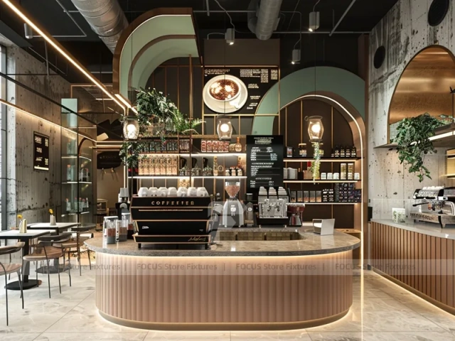 Black Gold Beverage Island Bar Layout
