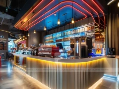 Black Gold Beverage Island Counter