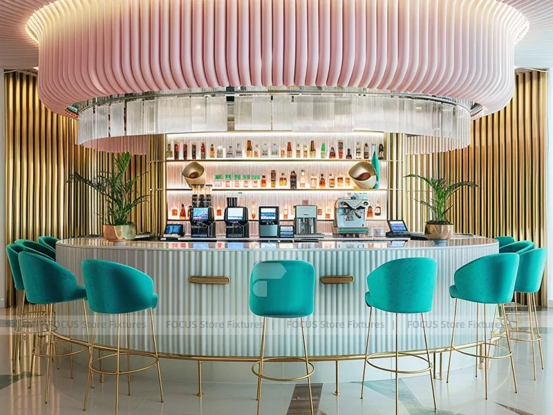 Black Gold Beverage Island Counter