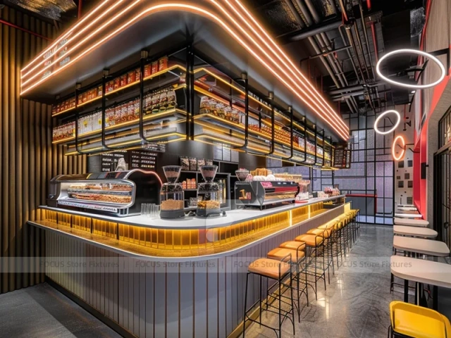 Black Gold Coffee Island Counter
